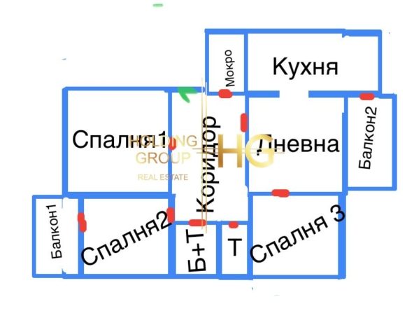 Многостаен апартамент в тухлена сграда Модерна Махала на среден етаж с гараж в близост до училище, детска градина и парк - 0