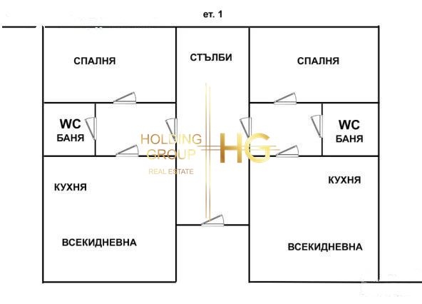 Три етажа къща с морска панорама - 0