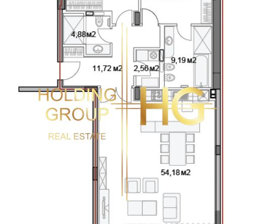 Тристаен луксозен апартамент в к.к. Слънчев Ден - 0