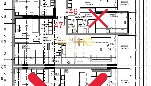 Тристаен апартамент Окръжна болница - 0