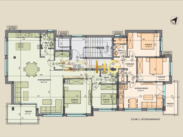 Тристаен апартамент в кв. Галата - 0