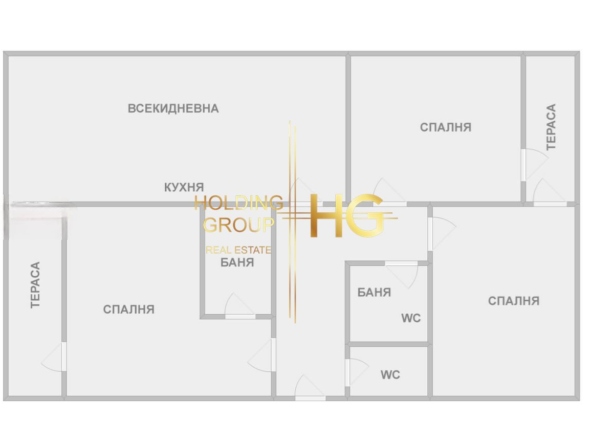 Многостаен апартамент в кв. Чайка - 0