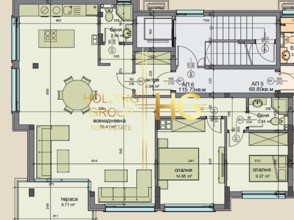 Тристаен апартамент в кв. Галата - 0