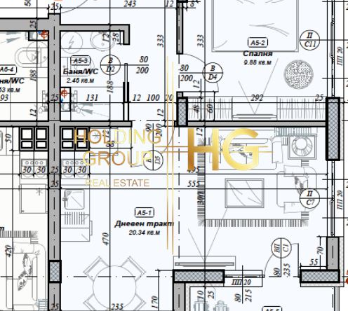 ДВУСТАЕН АПАРТАМЕНТ С АКТ 16 В БРИЗ! - 0