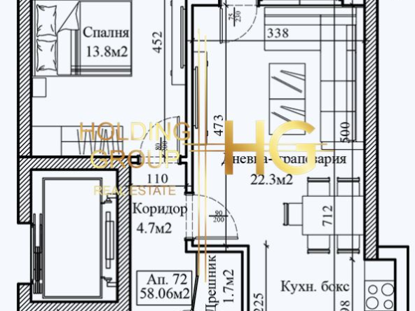 НЕВЕРОЯТЕН ДВУСТАЕН ПАНОРАМЕН АПАРТАМЕНТ В ЕДНА ОТ НАЙ-ЛУКСОЗНИТЕ СГРАДИ НА ВАРНА ОЧАКВА СВОИТЕ ПЪРВИ СОБСТВЕНИЦИ! - 0