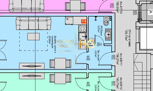 Едностаен апартамент в м-т Ален Мак . - 0