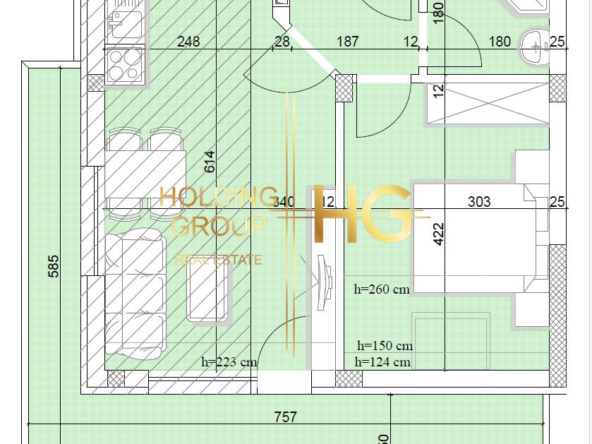 Двустаен апартамент в кв. Бриз - 0