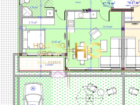 Двустаен апартамент в кв. Галата - 0