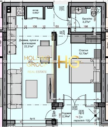 2-стаен - Варна, м-т Ален Мак - 0